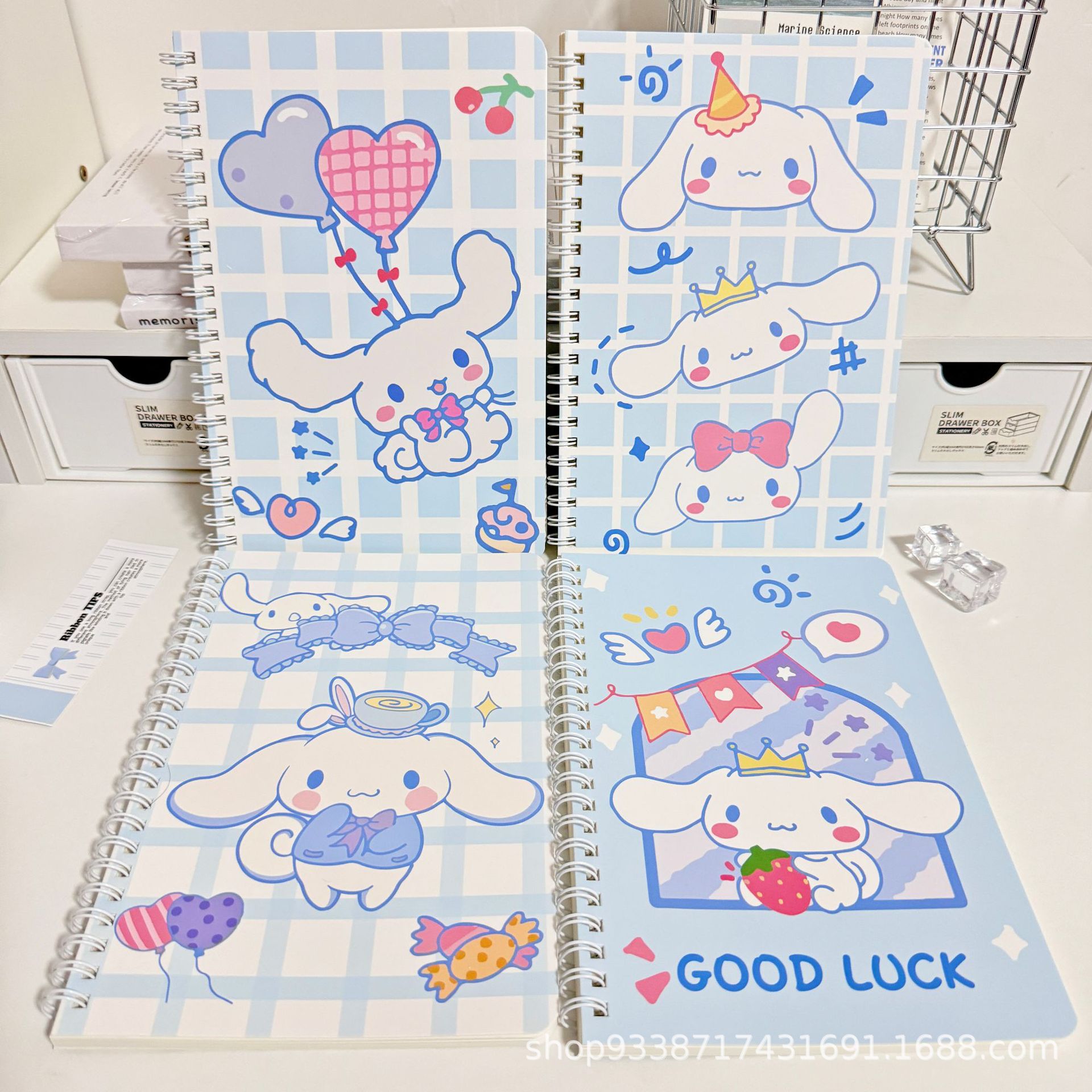 Yugui Dog Notebook Ins High-value Student Cute Thickened Simple Horizontal Line Notepad a5 Coil Book