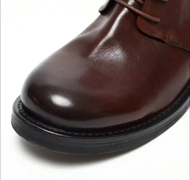 Autunno e inverno nuovi stivali da uomo scarpe derby suola in pelle moda scarpe da uomo stivaletti allacciati tendenza tutto_voghion.com