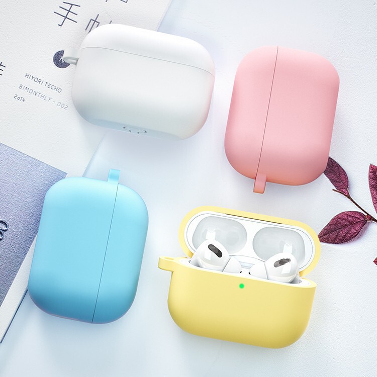 2024 New Applicable airpods2/3 Protective Case Solid Color Apple Bluetooth Headset airpods Protective Case