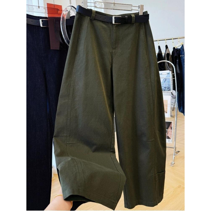 High-End Korean Style Unique and Beautiful Workwear Casual Jeans for Women in Autum Slimming Look Pants Scimitar Pants High-End Korean Style Unique and Beautiful Workwear Casual Jeans for Women in Autum Slimming Look Pants Scimitar Pants