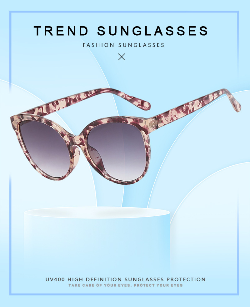 50g Weight Full Frame Glasses Structure Sunglasses Classification PC, UV400 Protection Lens Material Cat Eye Glasses Style Travel, Daily Occasion Color Block Pattern All Seasons Season Unisex Gender Casual Style Pink, Green Color Casual Color Block PC UV400 Protection Cat Eye Full Frame Women's Sunglasses 无