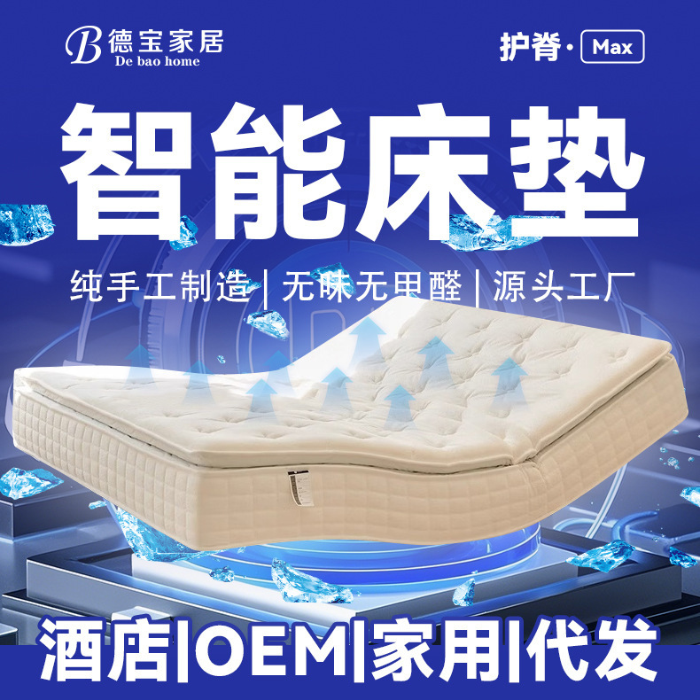 Cross-Border Sponge Latex Fully Automatic Electric Smart Mattress Direct Sales Mattress Home Zero Gravity Simmons Mattress