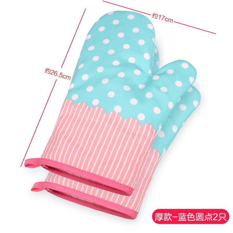 Guantes de aislamiento térmico a prueba de quemaduras y engrosamiento horno de microondas para hornear barbacoa de silicona especial resistente a altas temperaturas horno de cocina a prueba de calor doméstico