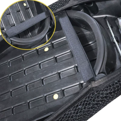 Motorcycle cushion seat cover 3D honeycomb
