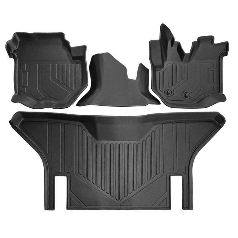 Aplicable a Japón es 04 + modelo TOYOTA HIACE 3D todo el tiempo material TPE almohadilla de pie de automóvil antisucio