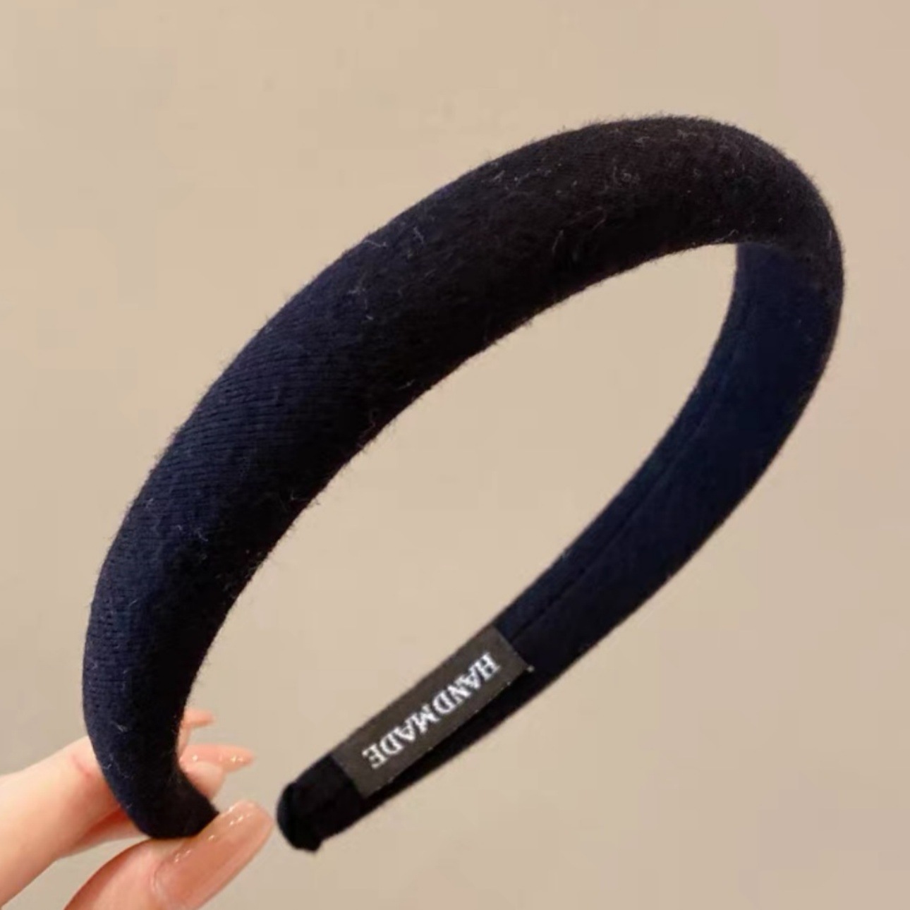 # 11 black woolen narrow headband