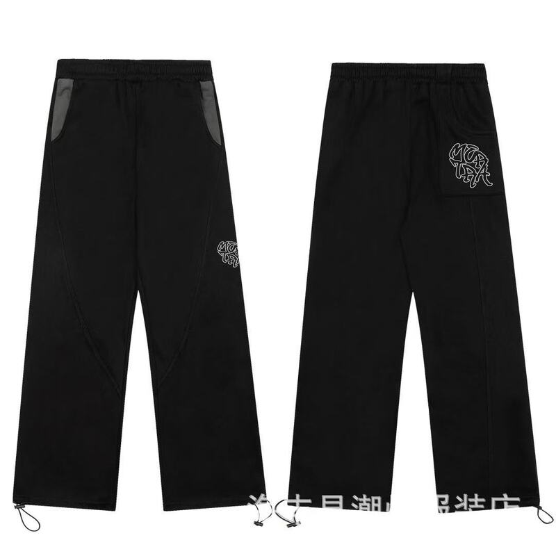 跨境外贸潮牌mertra新款刺绣字母连帽卫衣帽衫高街宽松休闲长裤潮|undefined
