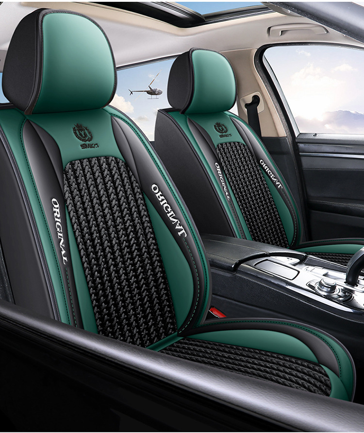 Cross-Border New Four-Season Leather Car Seat Cover Car Five-Seater Fully Enclosed Seat Cushion