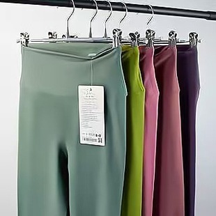 European and American Yoga Clothing Peach Hip-lifting Sportswear Fitness Pants No Embarrassment Line Naked High Waist Tight Yoga Pants