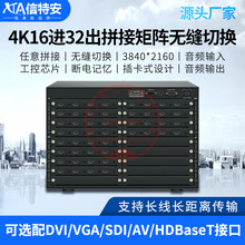 4K16进32出画面屏幕拼接处理器hdmi电视拼接屏控制无缝矩阵切换器