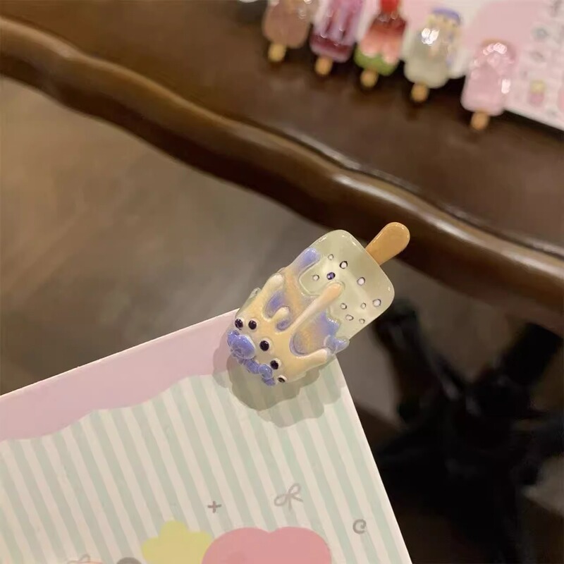 多巴胺可爱发夹女刘海侧边碎发夹子精致高级感发卡鸭嘴夹发饰头饰|undefined