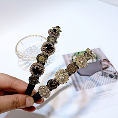 French high-end niche retro headband exquisite clock headband new fashion versatile headwear hair accessories for women