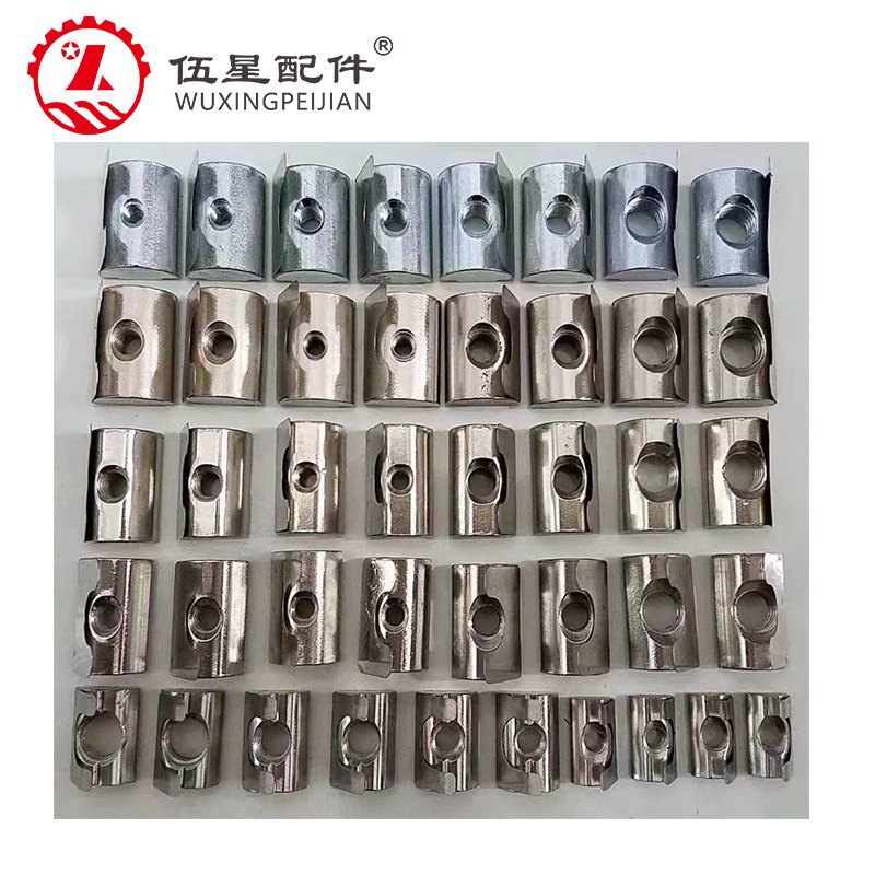 国欧标30 40铝型材通用弹片螺母 定位弹性后装侧装 厂家批发供应