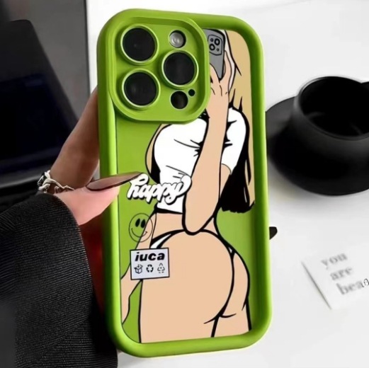 Wind Selfie geeignet für Apple 15plus Handyhülle sexy iPhone 14promax Mädchen 12_voghion.com