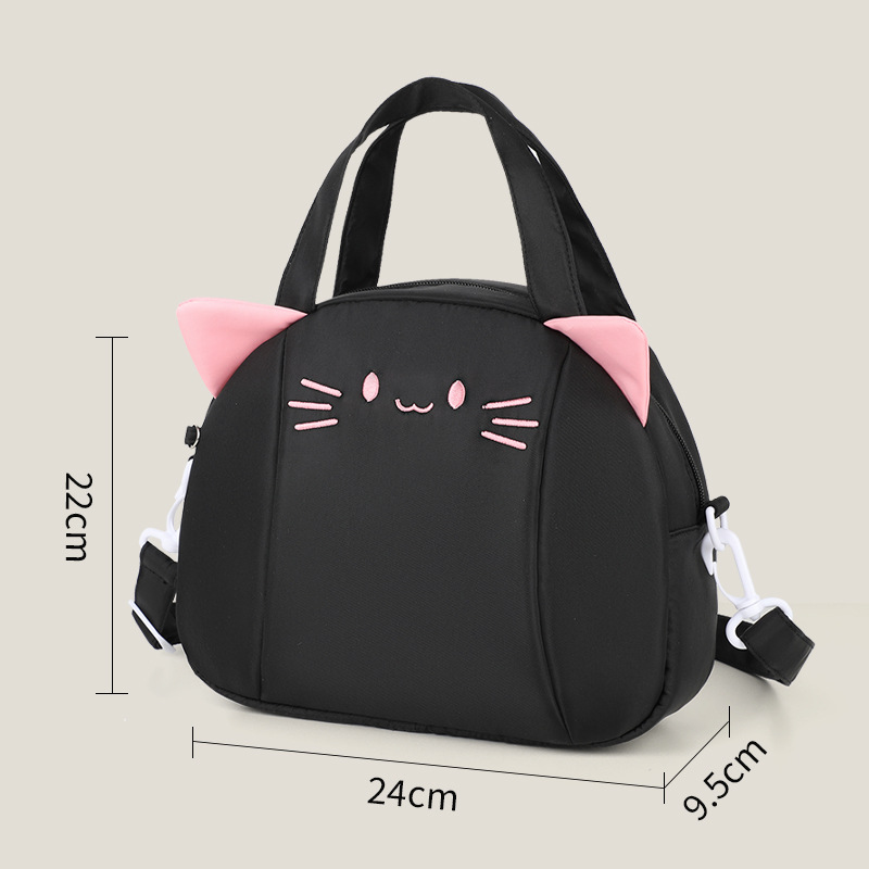 Nuevo gato bolso de niña bolso de hombro lindo bolso de moda caramelo bolso de mano casual de mujer bolso de viaje