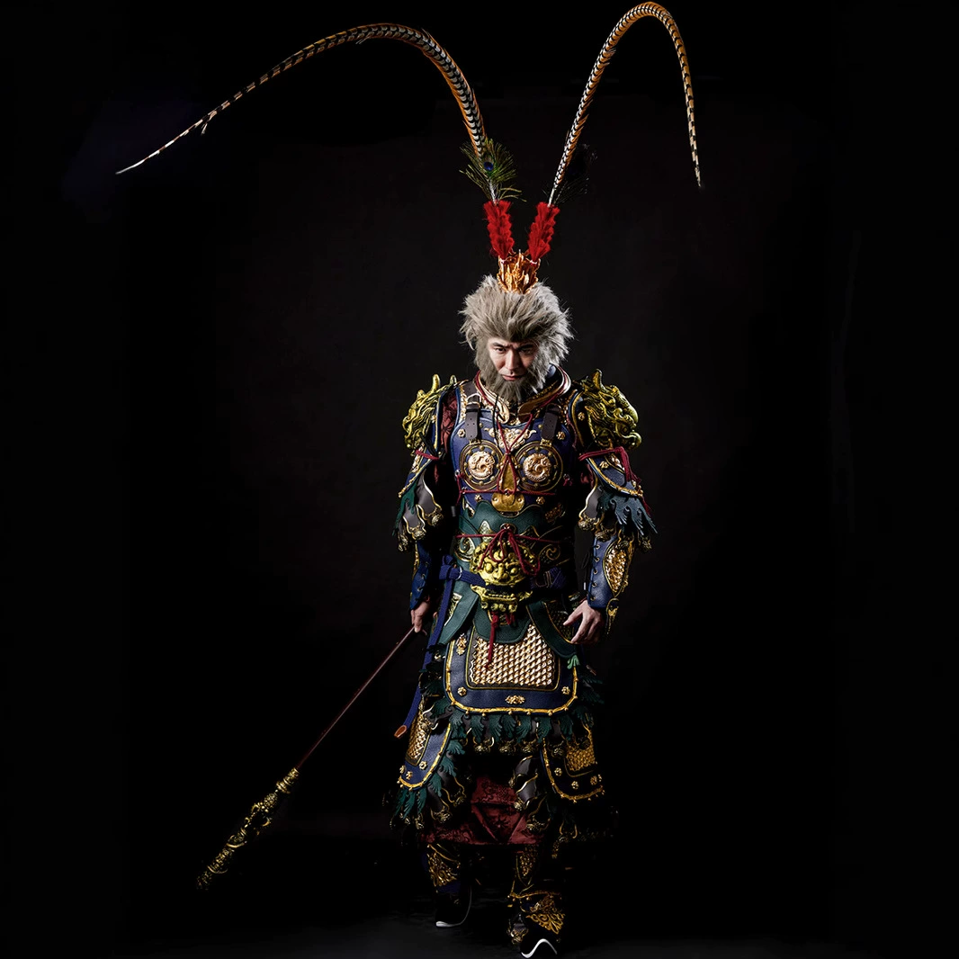 Оригинальный черный миф Goku cos доспехи доспехи доспехи имитируют горные разделенные доспехи