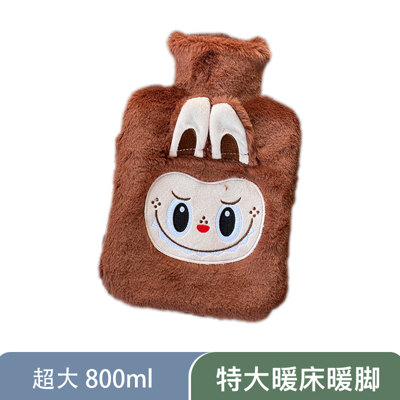 [800ML 다크브라운丨플러시 자수]