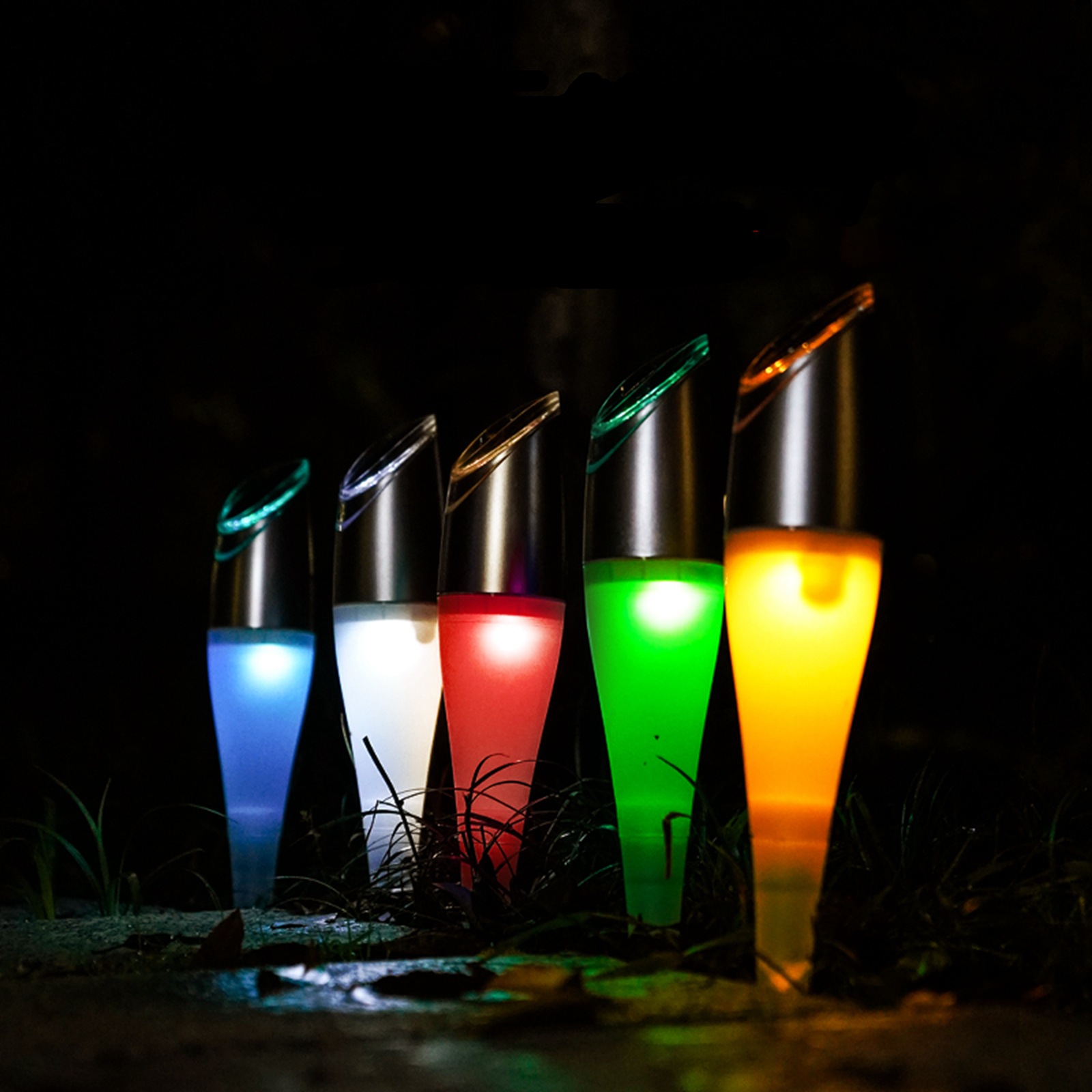 travel waterproof LED plastic garden lights for country house…
