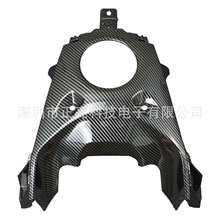 适用于雅马哈YAMAHA MT-07 2021-2023燃油箱中盖护板碳纤纹整流罩