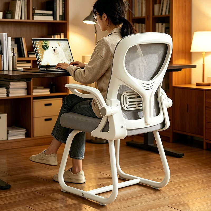 Computer Chair with Backrest, Comfortable for Long Sitting, Suitable for Office, Dormitory, College Students, Study, Home Use, Comfortable Desk Chair Computer Chair with Backrest, Comfortable for Long Sitting, Suitable for Office, Dormitory, College Students, Study, Home Use, Comfortable Desk Chair