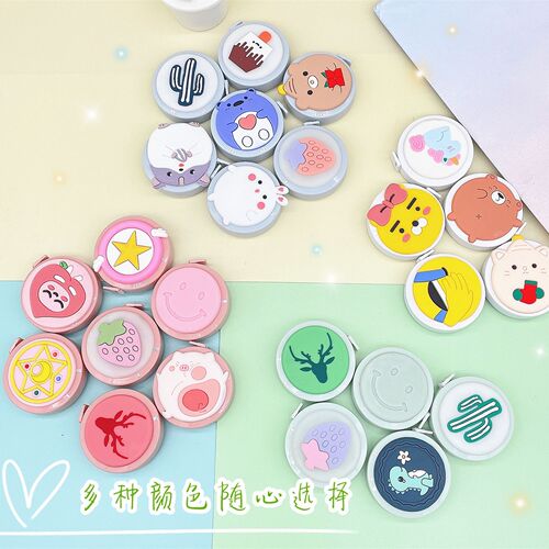 ins cartoon cute mini tape measure portable meter ruler waist measurements portable height measurement clothing soft ruler
