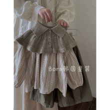 女童春秋套装2025新款儿童洋气可爱长袖衬衫中小童高级名媛风上衣