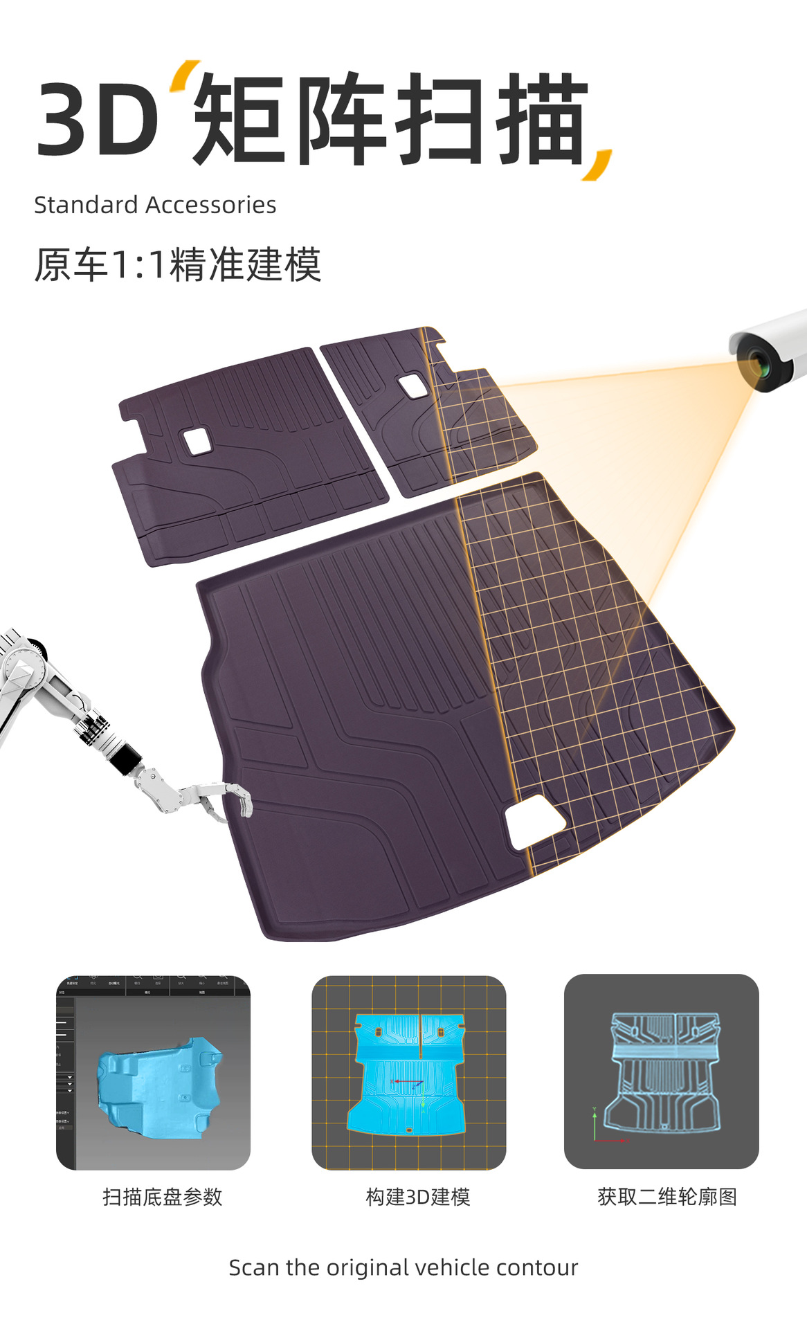 Suitable for Avita 06 trunk mat, 25-26 model, specialized for pure electric range extender, TPE car trunk mat