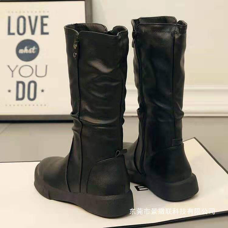 Martin Boots for Women, Short Boots, Spring Boots for Women, 2019 New Thin Spring Korean Style Flat Versatile British Mid-Calf Women's Boots Martin Boots for Women, Short Boots, Spring Boots for Women, 2019 New Thin Spring Korean Style Flat Versatile British Mid-Calf Women's Boots
