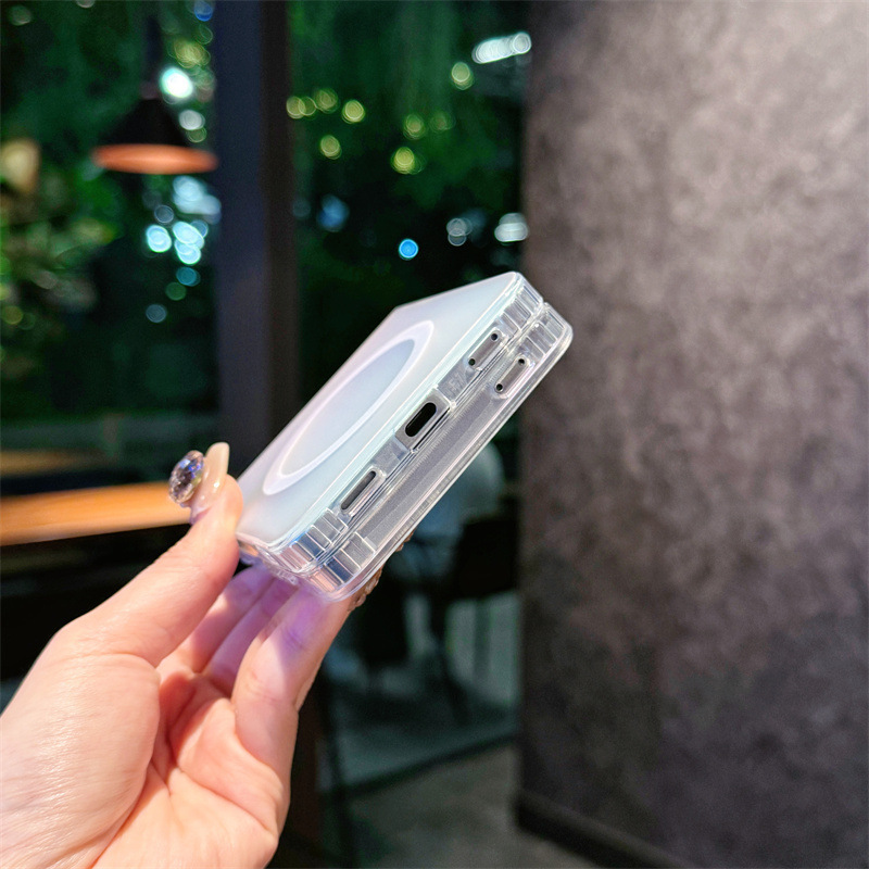 适用三星折叠zflip7手机壳zflip6代磨砂彩镀zflip5翻盖磁吸壳|undefined