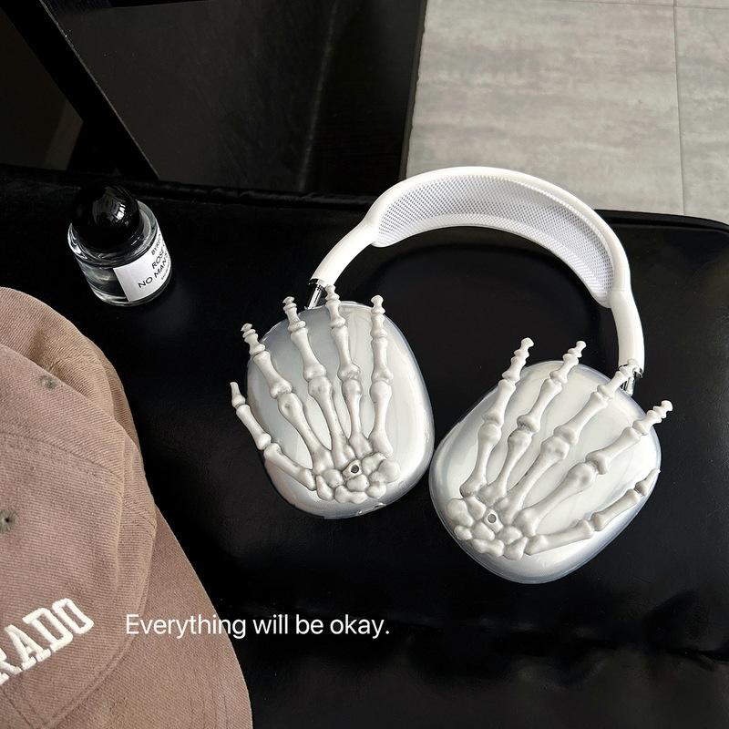Apple AirPods Max Protective Case-Skull Hand Butterfly Headphone Headphone Protective Case High-End