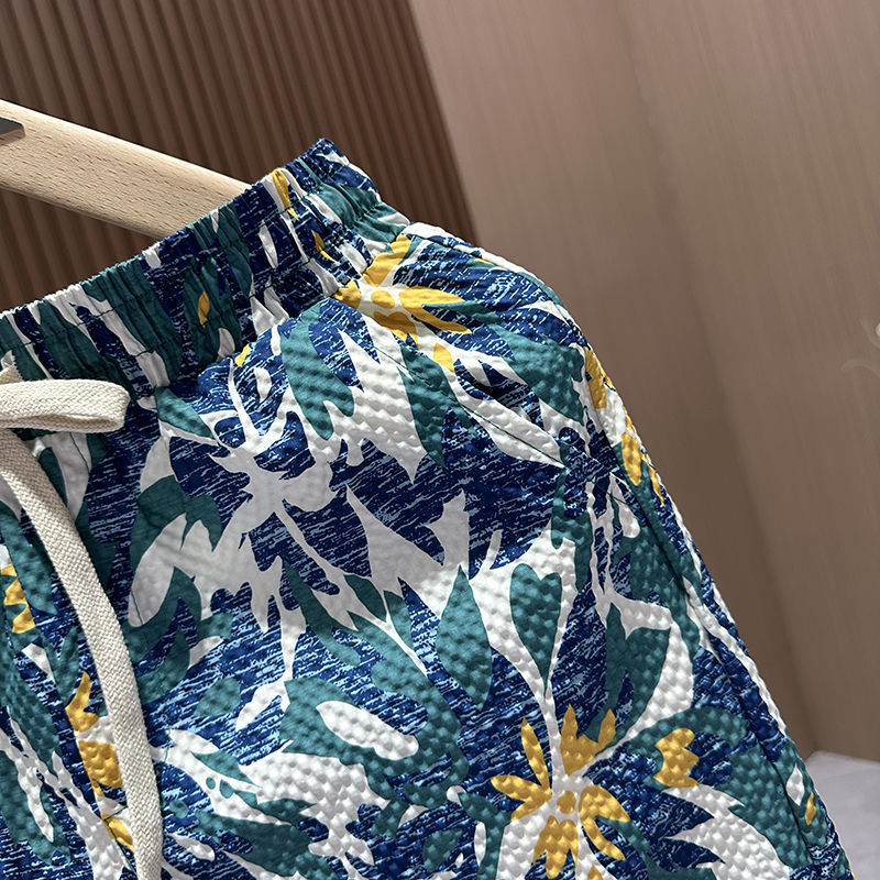 Men's Quick Drying Casual Shorts Summer Vacation Fashionable Trendy Straight Leg Beach Clothing_viptrois.com