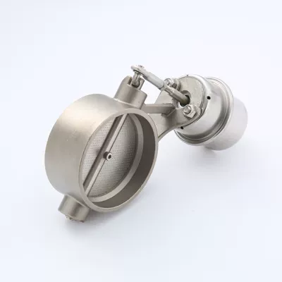 Exhaust pipe pipe manual switch valve sports