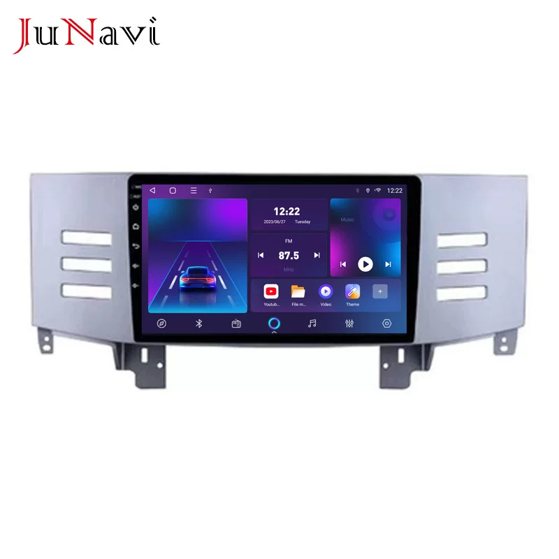 Подходит для Fiat Strada, Android, большой экран, центральная консоль автомобиля, GPS-навигация, Bluetooth, беспроводной CarPlay