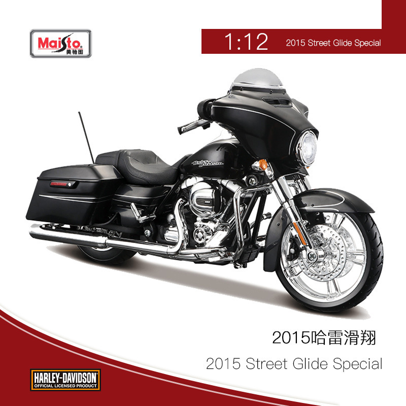 Maisto Harley Glide Motorcycle Harley Davidson 1:12 Heavy Motorcycle Model Toy Model Maisto Harley Glide Motorcycle Harley Davidson 1:12 Heavy Motorcycle Model Toy Model