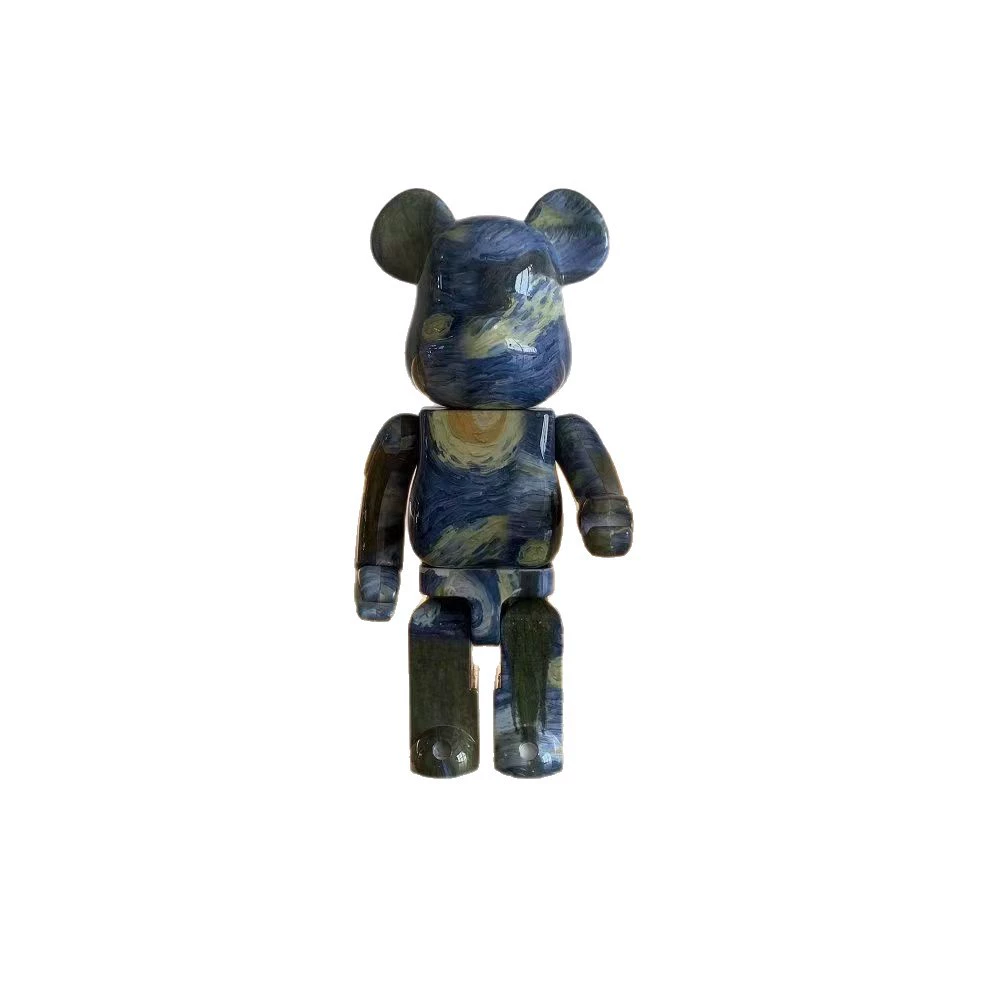 【80% повторной покупки】Звероблок Bearbrick медведь 400% жестокий медведь кокс кукла для гостиной модная игрушка ручная работа