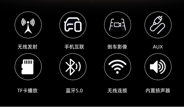 Cross-Border Car Mp5 Player with Wireless Carplay Connectivity, Bluetooth, Radio, and Multimedia Video Functions