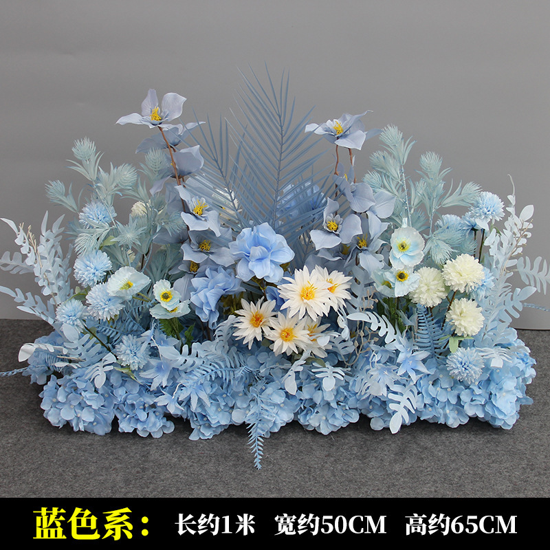 新商品の結婚祝いの大きいタイプの花を並べて絹の花の完成品の装飾をシミュレーションします。|undefined