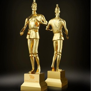 Chinese Construction Engineering Trophy Construction Industry Luban Award Zhan Tianyou Little Golden Man Electroplated Guoyou Award Steel Structure Award