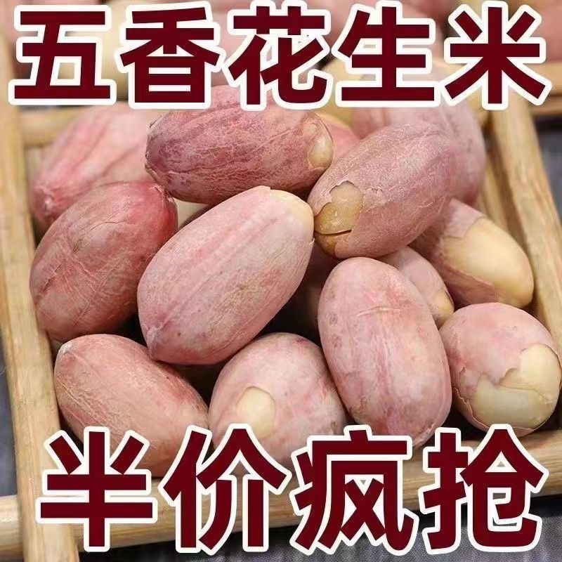 新五香花生米5斤熟干炒非油炸下酒休闲零食商用包装商用特产炒货|undefined