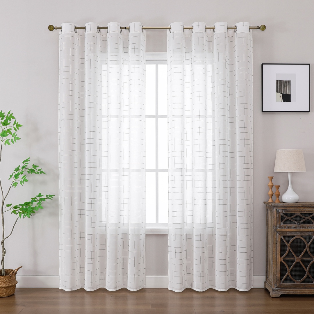 2025 nuevo comercio exterior de Amazon cortinas de rayas de lino más Aliexpress una venta directa de fabricantes