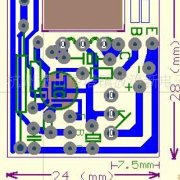 IC波涛新元件厂供C38B报警IC音乐芯片用在门磁报警器上的元件配件