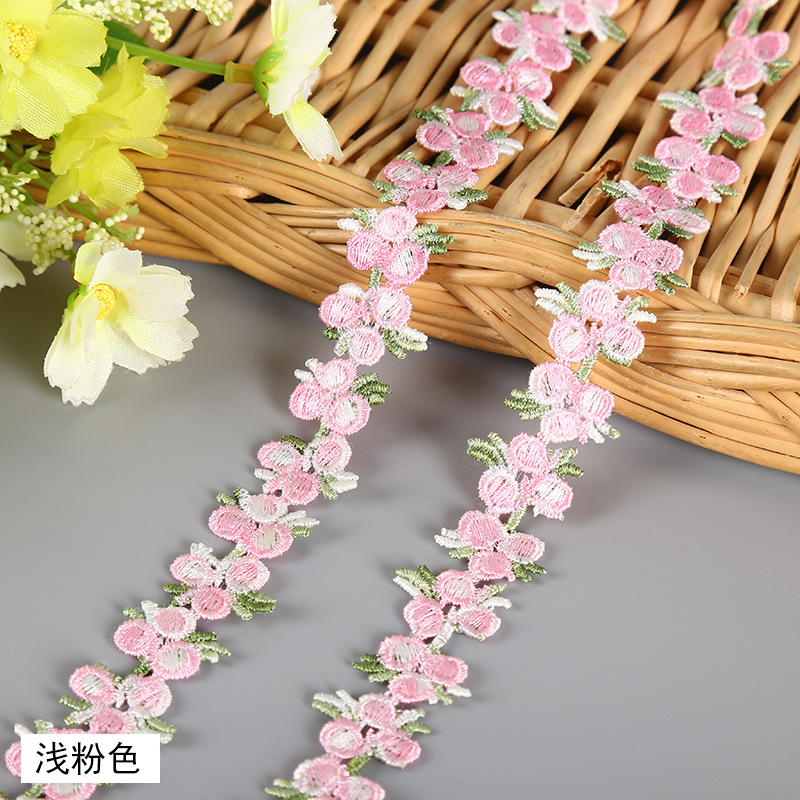 2CM丸さくらんぼ七色民族風水溶レースレース刺繍衣装アクセサリーネックレスブレスレットイヤリング