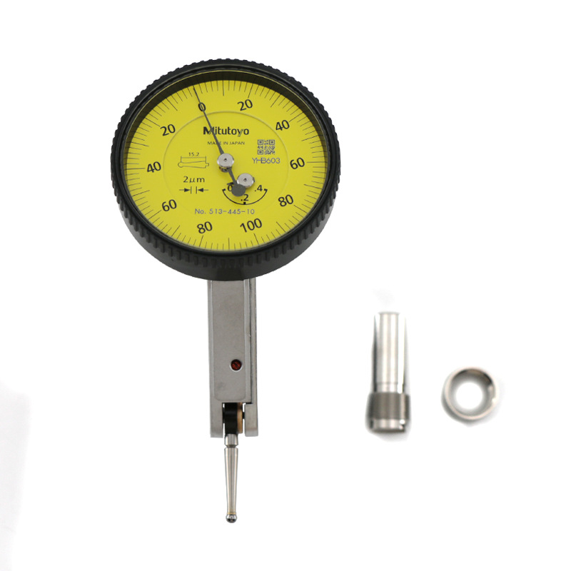日本三丰指针式千分表513-445-10e 445A 445T跳动校表杠杆型精准