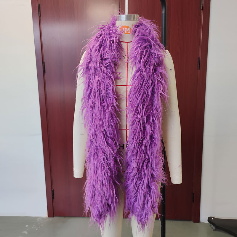 긴 머리-보라색