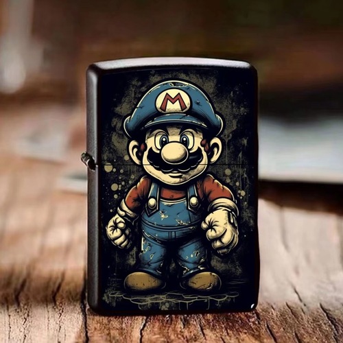 Mario Kerosene Lighter Childhood Memories Trendy Brand Internet Celebrity Windproof Lighter as a Gift for Friends
