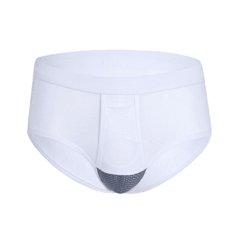 New Upward Compartment Separated Men's Underwear U-Convex Breathable Mesh Support Modal Sexy Briefs
