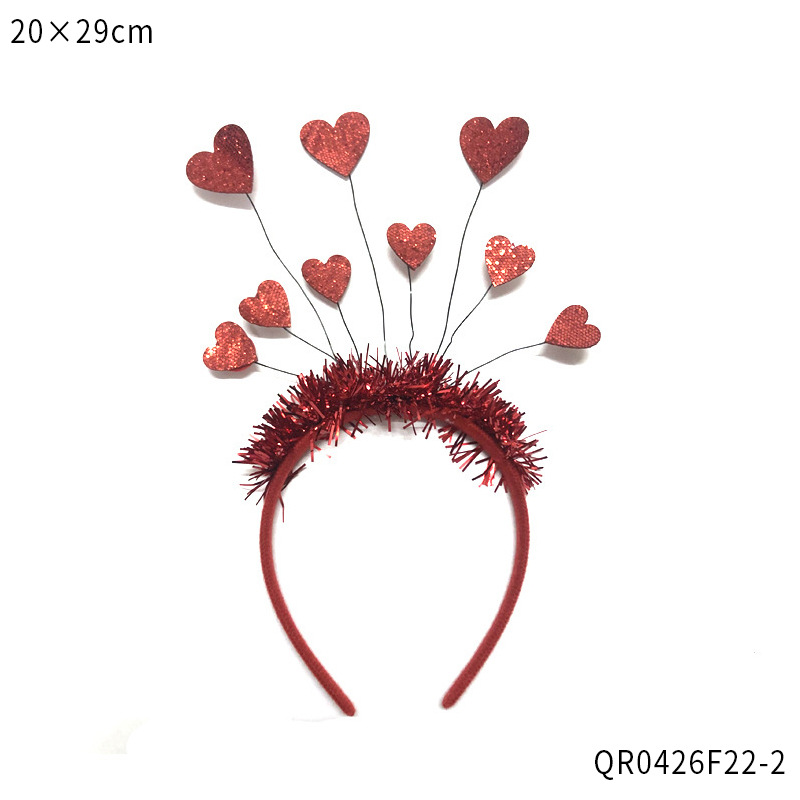 Divergente valentine diadema de amor de San Valentín tocado de boda accesorios para el cabello Día de San Valentín venta de tarjetas para el cabello