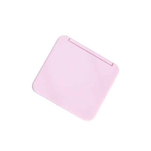 Korean cute portable small mirror carry-on makeup mirror student ins candy color double-sided mirror
