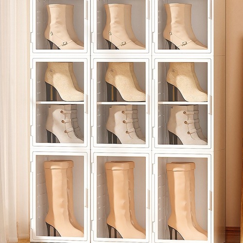 厂家直销 过膝长靴防尘收纳柜 家庭收纳神器大容量省空间鞋盒