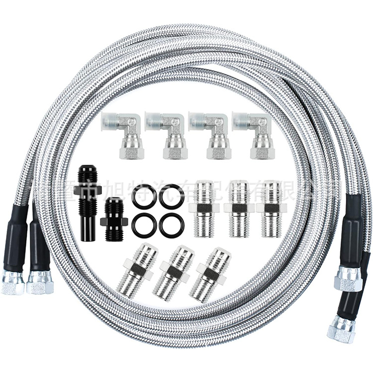 Automobile gearbox oil cooling pipe Teflon stainless steel wire 70 inch gearbox cooling hose